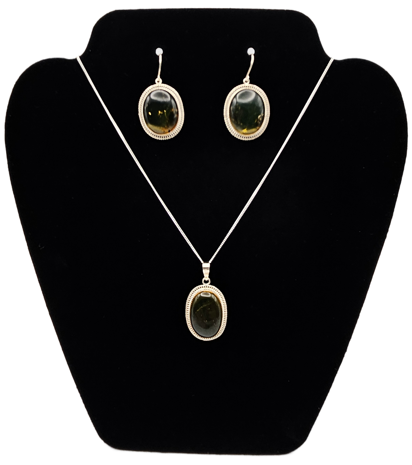 Real Amber Jewelry 925 Silver