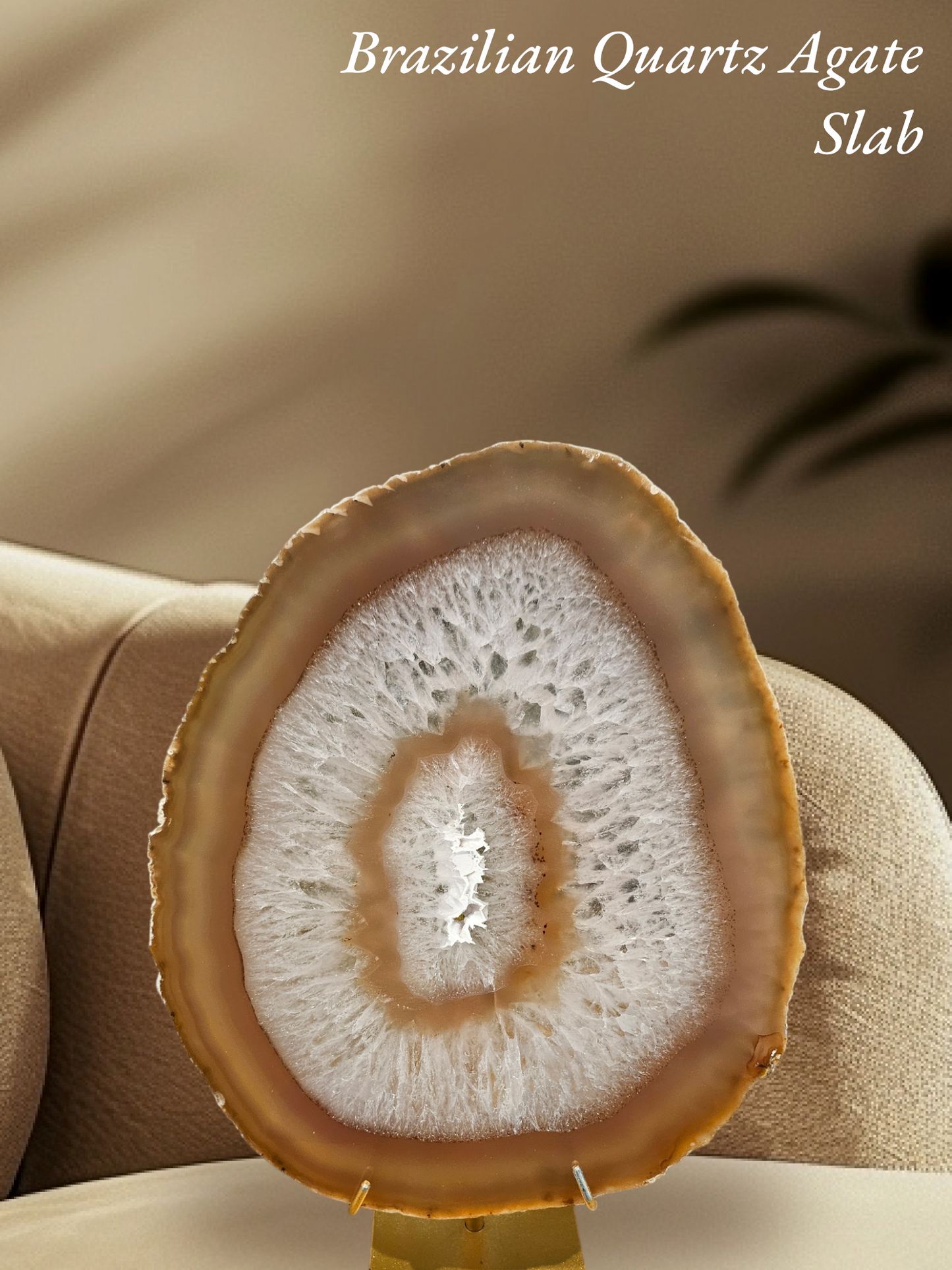 Brazilian Quartz Agate Slab