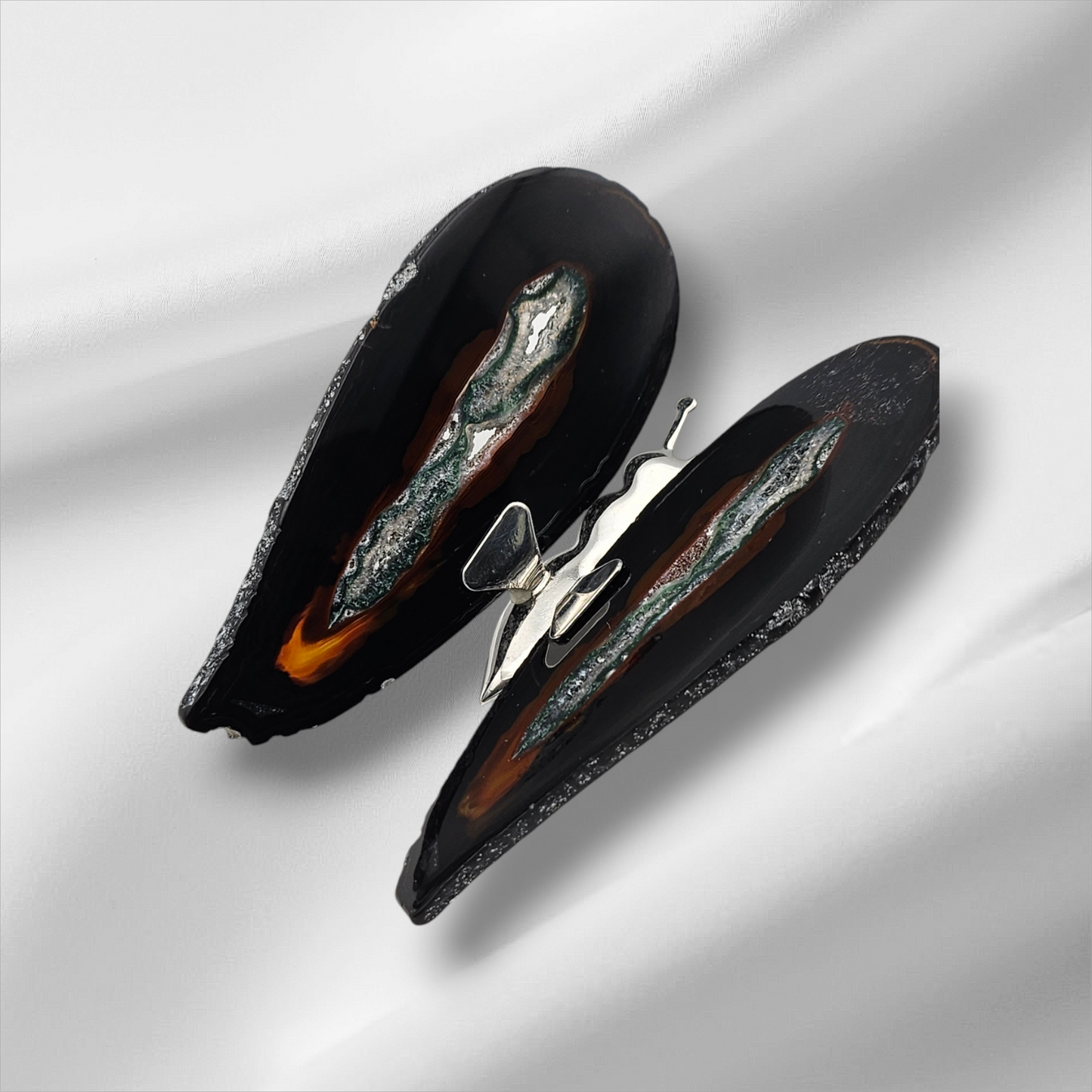 Agate Slice Butterfly