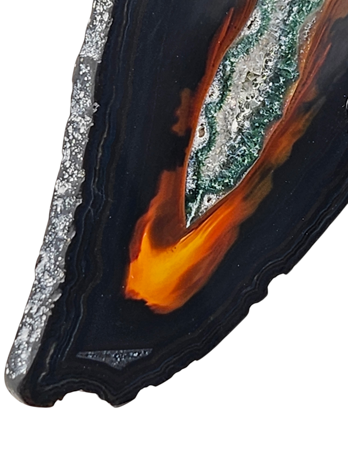 Agate Slice Butterfly