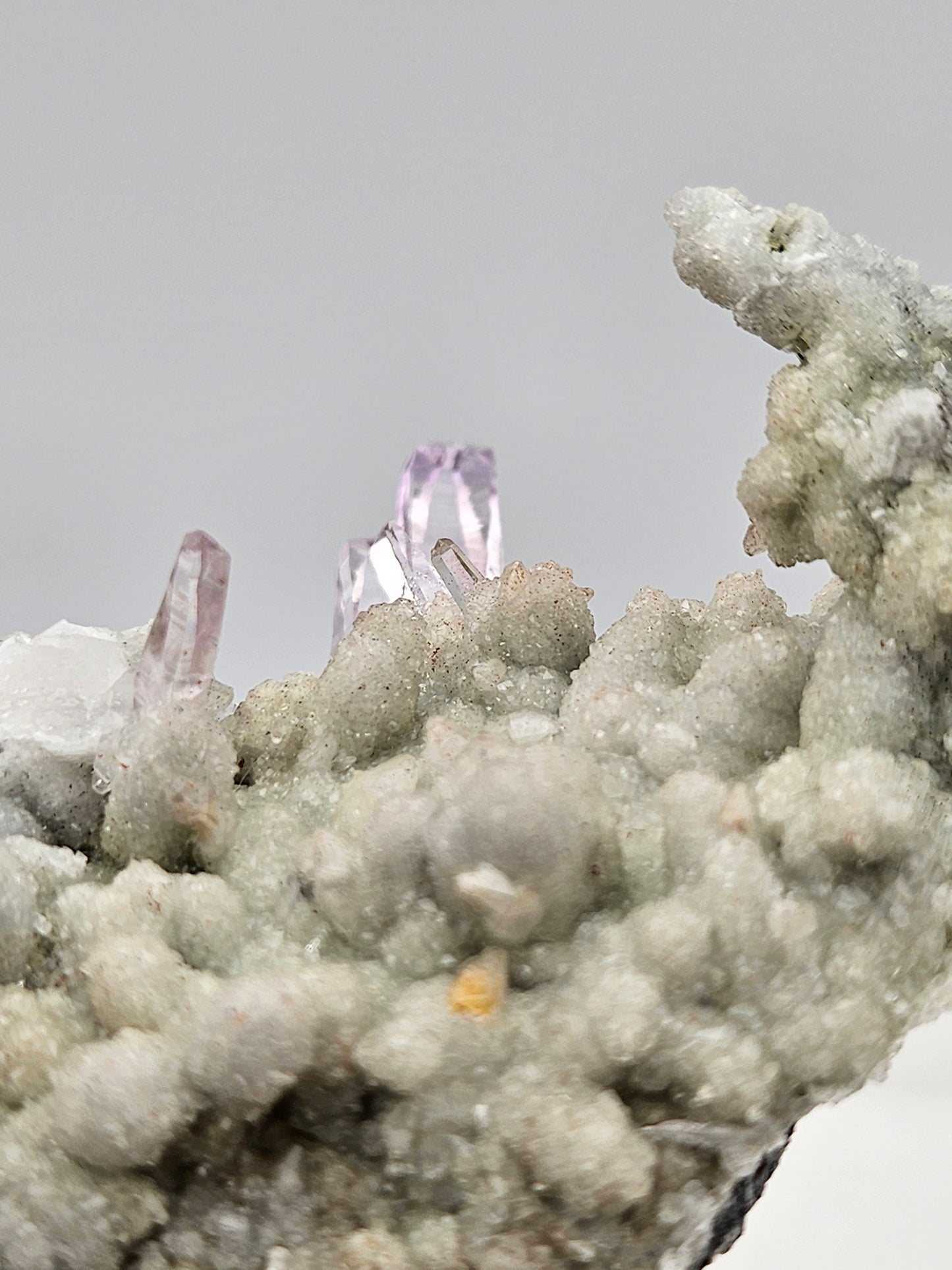 High quality, gemmy Vera Cruz Amethyst on sparkly on Druzy Matrix