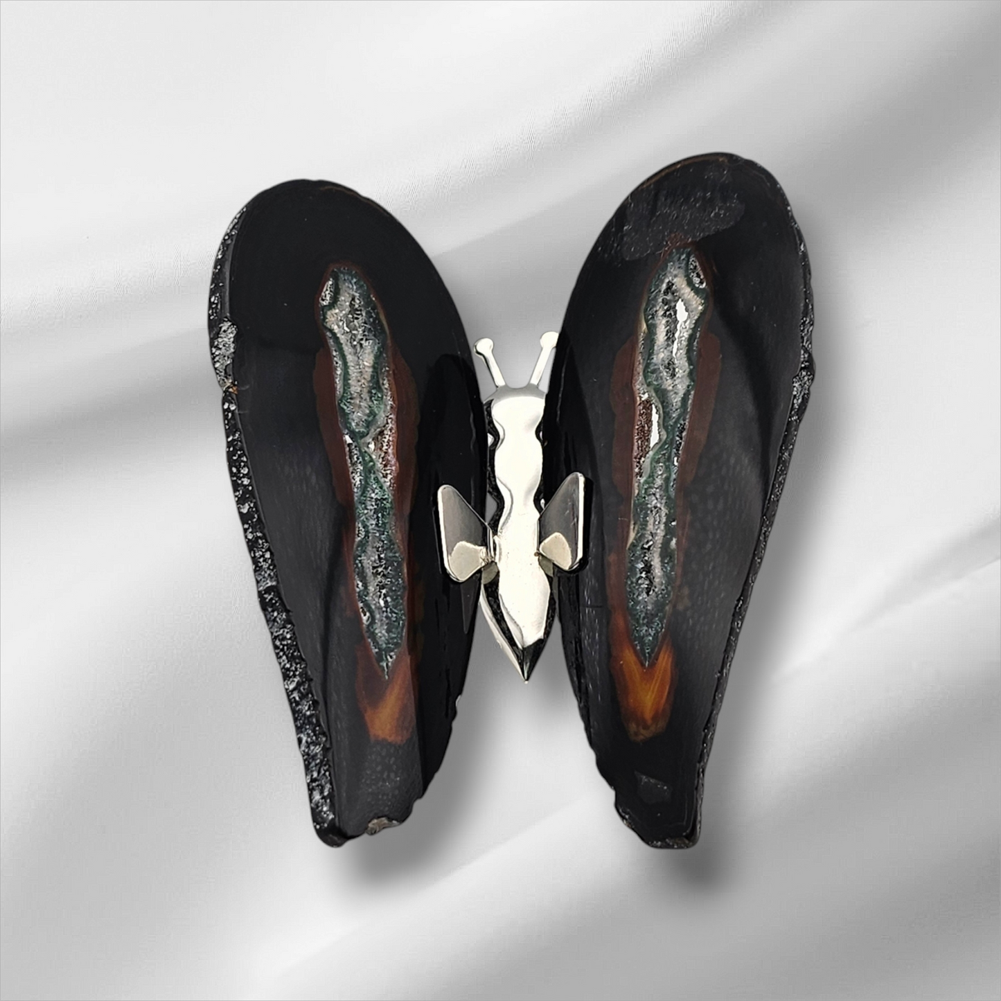 Agate Slice Butterfly