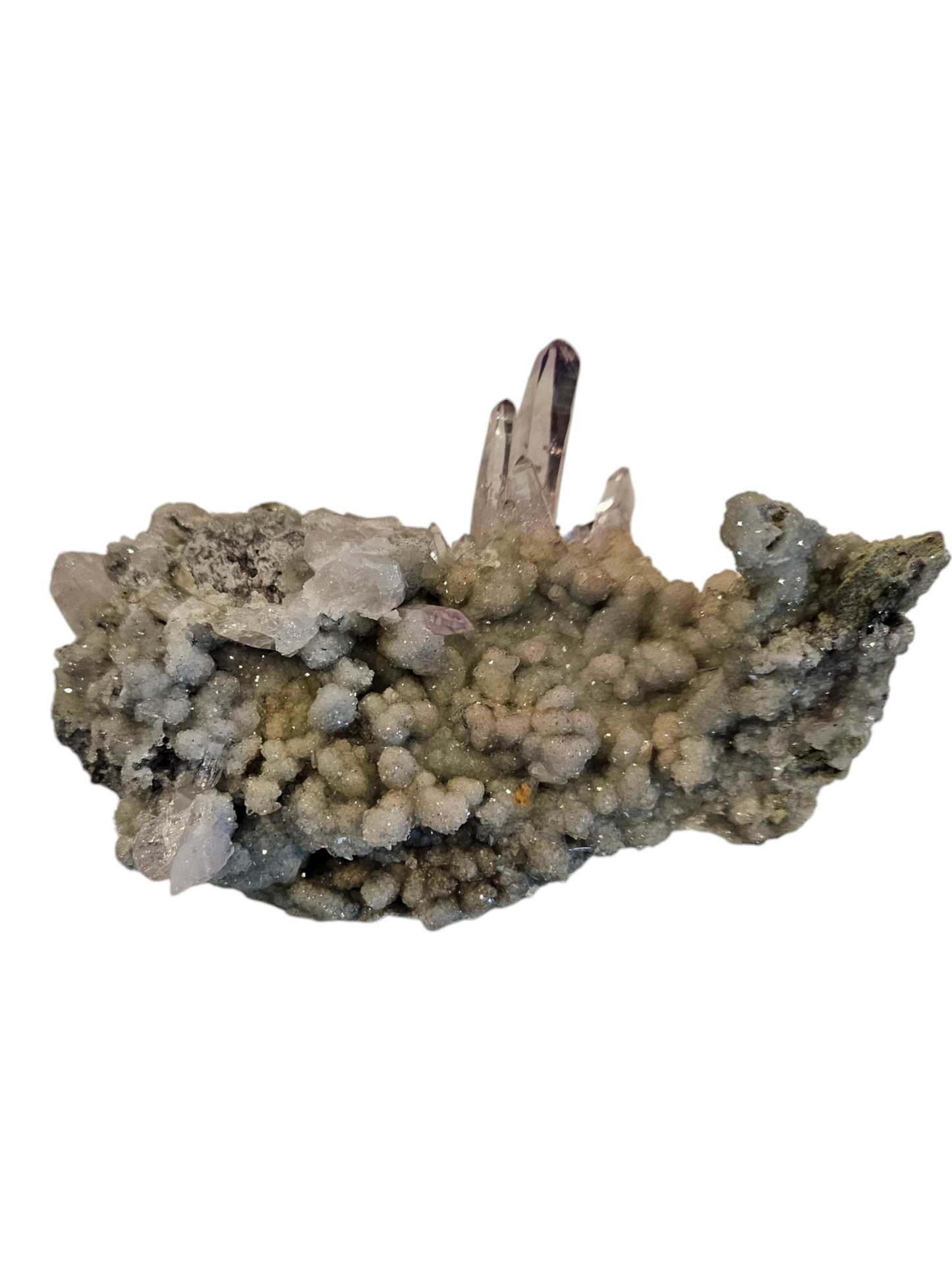High quality, gemmy Vera Cruz Amethyst on sparkly on Druzy Matrix