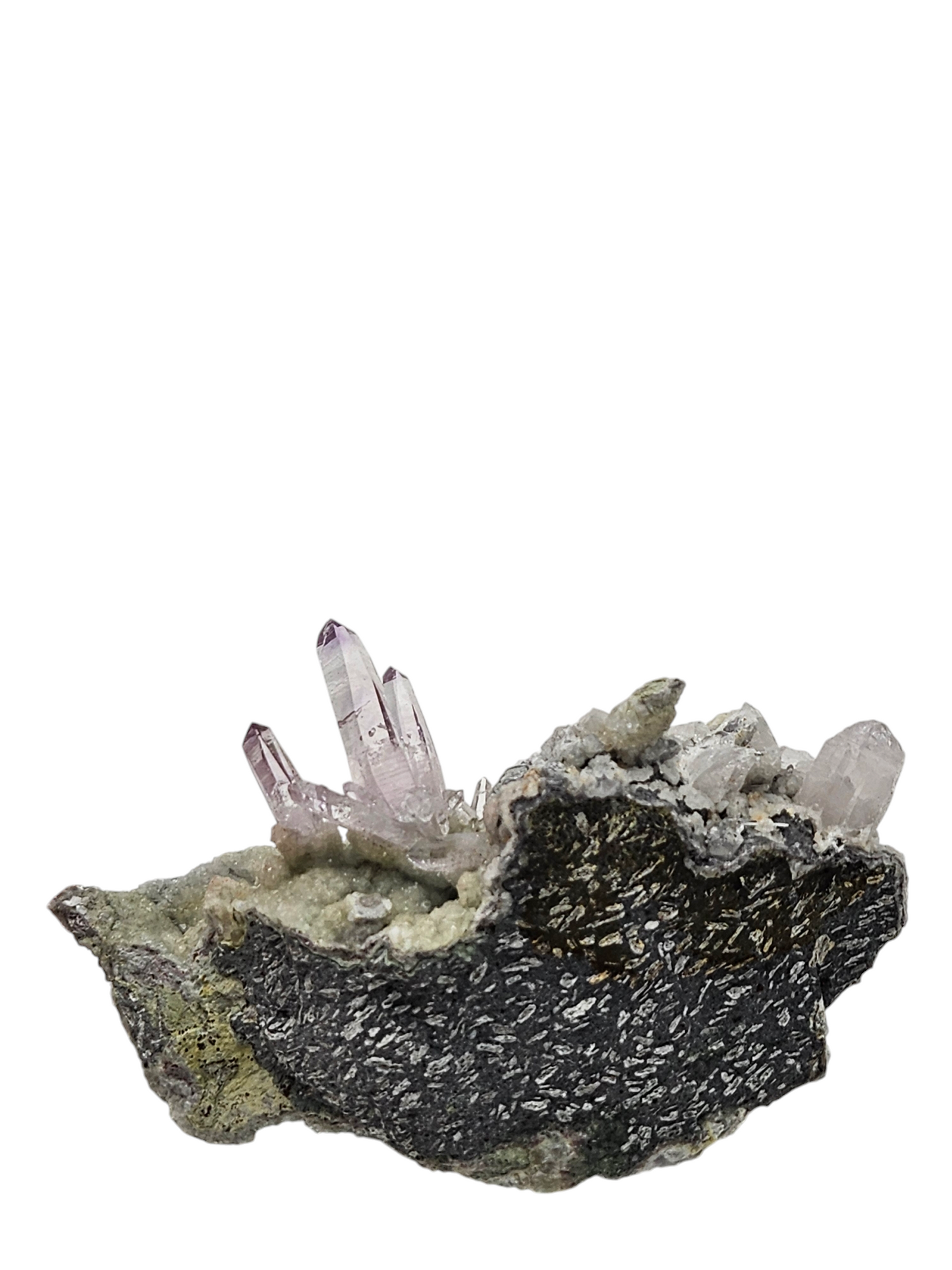 High quality, gemmy Vera Cruz Amethyst on sparkly on Druzy Matrix