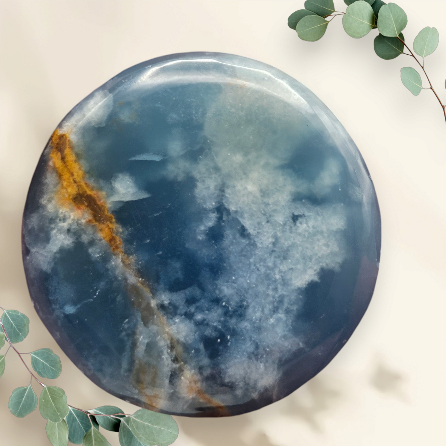 Blue Onyx Cabochon (AA) Grade