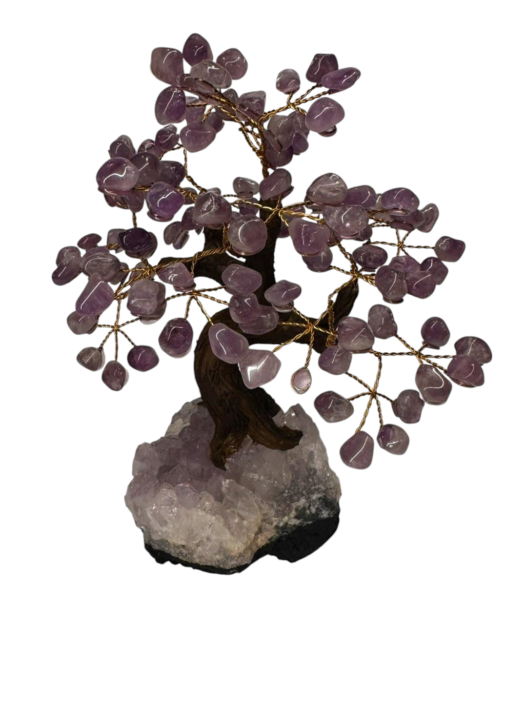 Amethyst Crystal Tree on Amythest Base