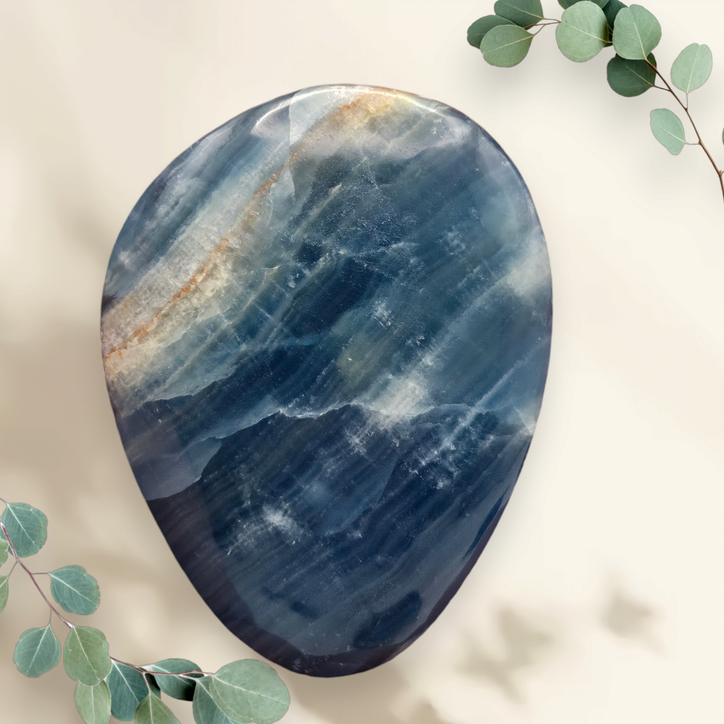 Blue Onyx Cabochon          (AA) Grade