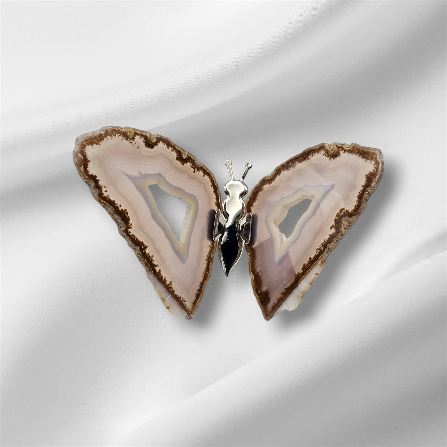 Agate Slice Butterfly