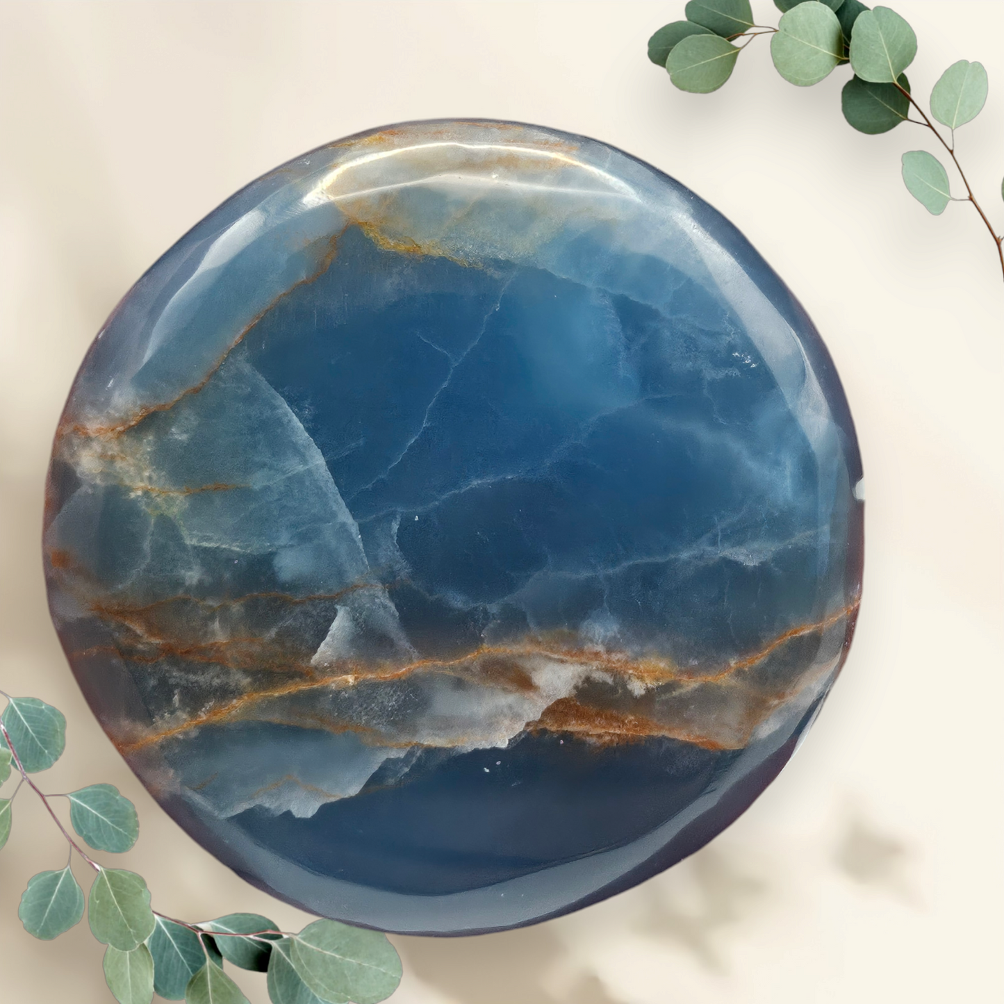 Blue Onyx Cabochon          (AA) Grade