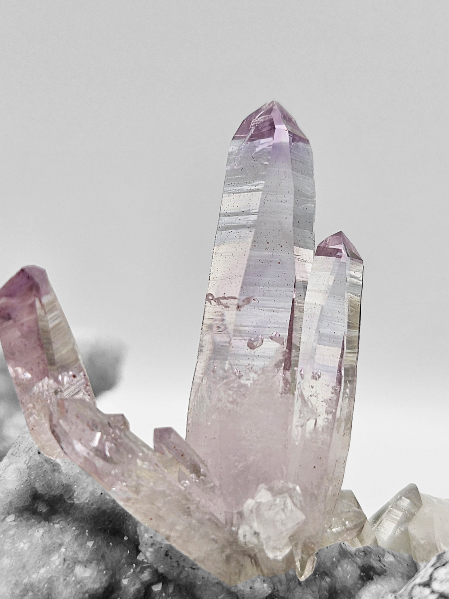 High quality, gemmy Vera Cruz Amethyst on sparkly  on Druzy Matrix