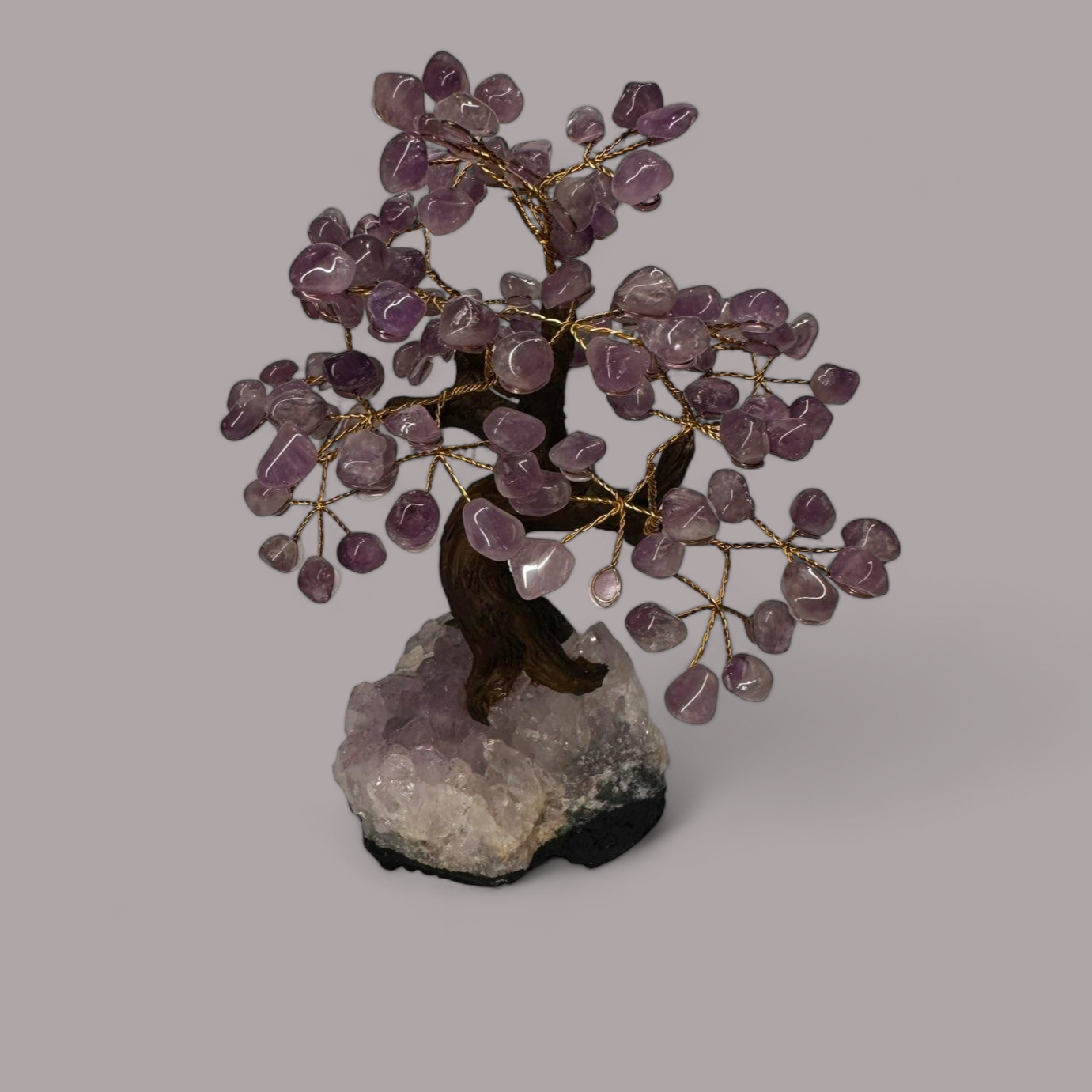 Amethyst Crystal Tree on Amythest Base