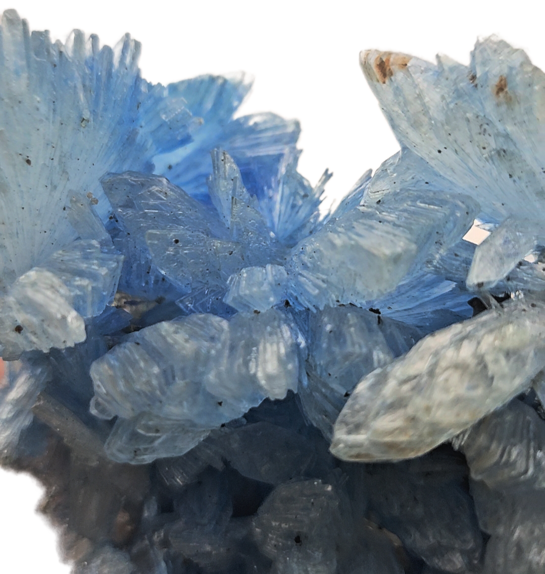 Blue Dyed Hemimorphite from Mexico