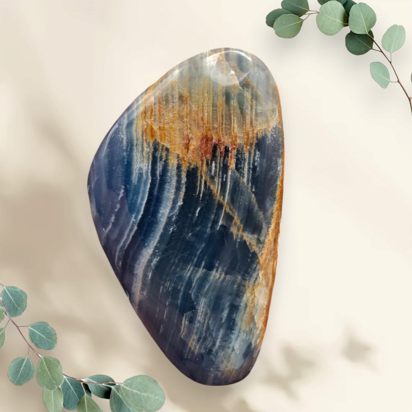 Blue Onyx Cabochon          (AA) Grade