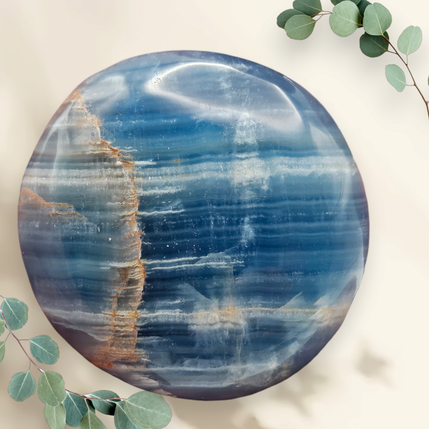 Blue Onyx Cabochon          (AA) Grade