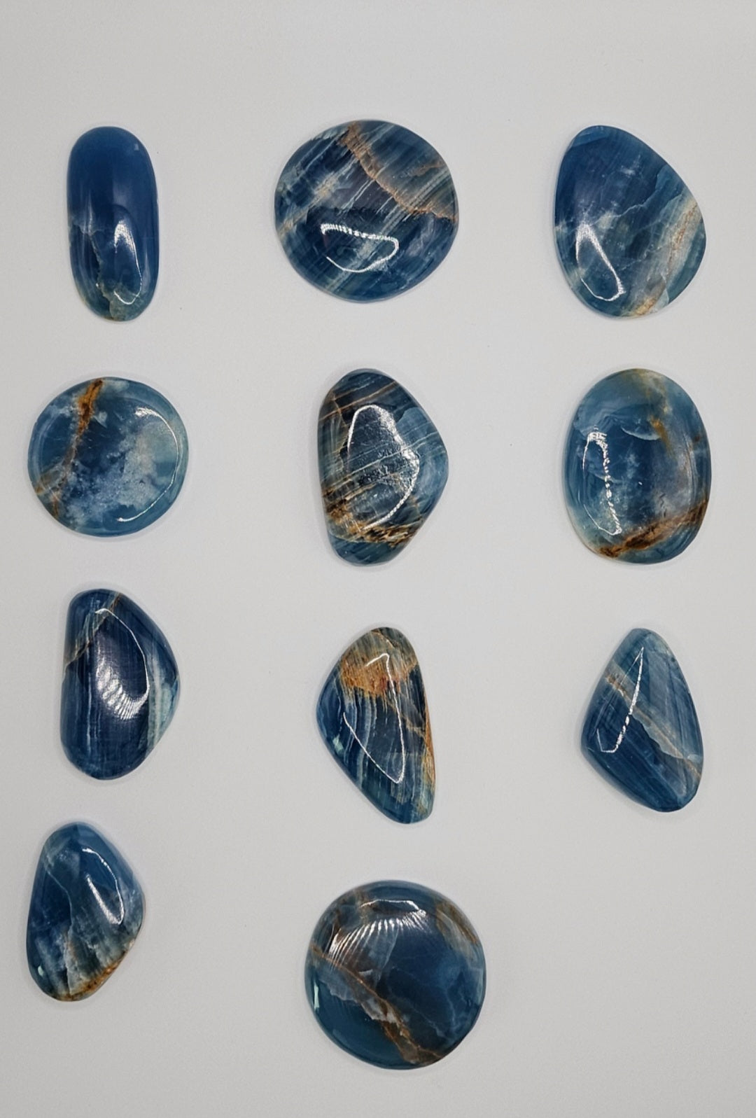 Blue Onyx Cabochon          (AA) Grade