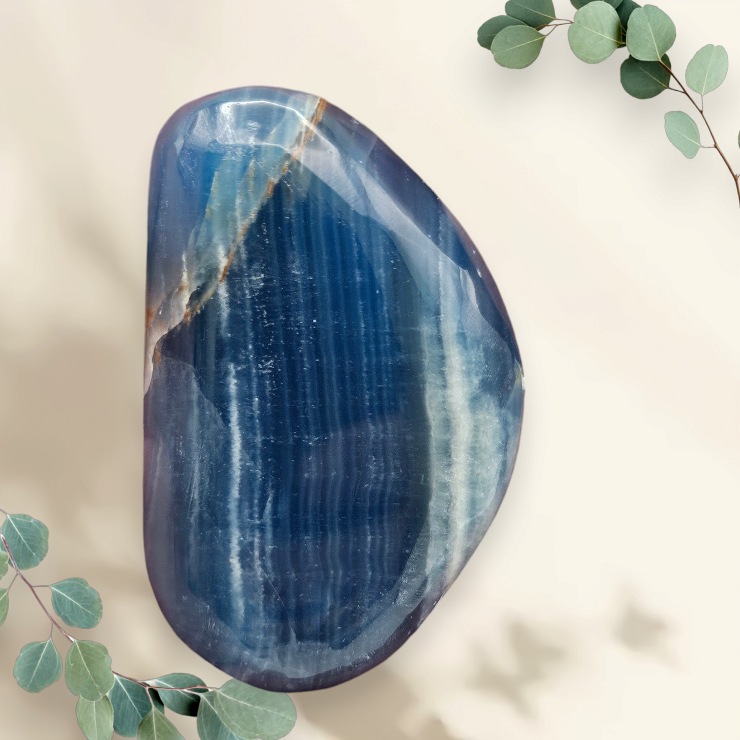 Blue Onyx Cabochon          (AA) Grade