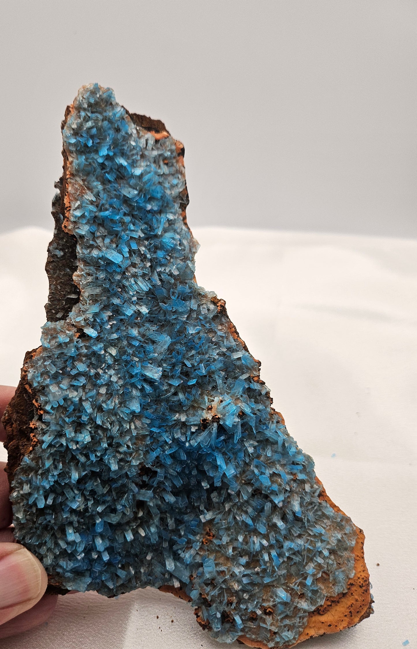 Blue Dyed Hemimorphite from Mexico