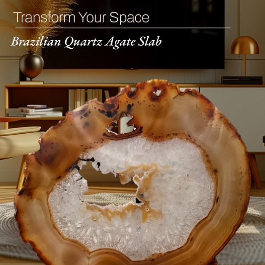 Brazilian Quartz Agate Slab