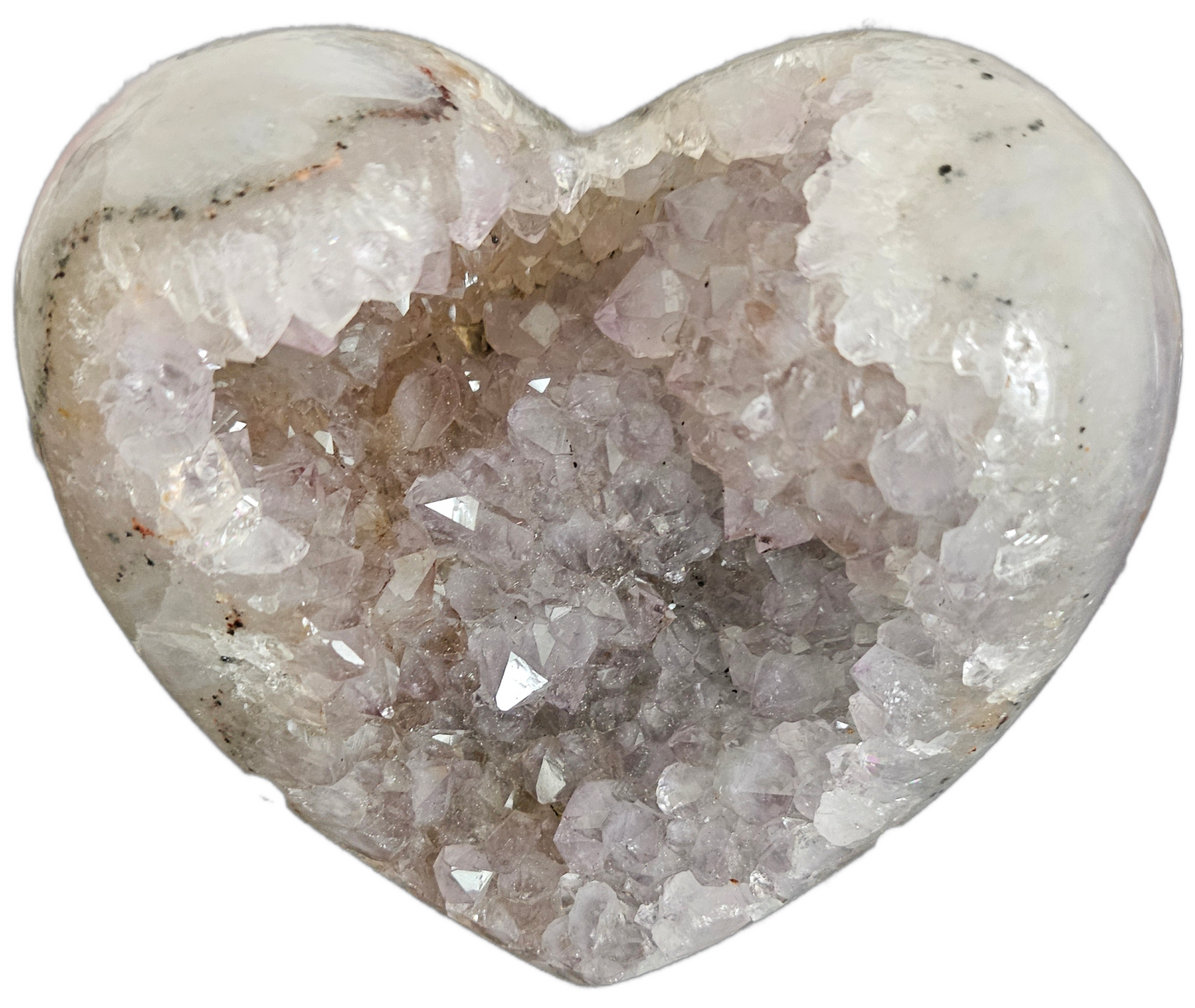 Large Amethyst Heart with Stand.