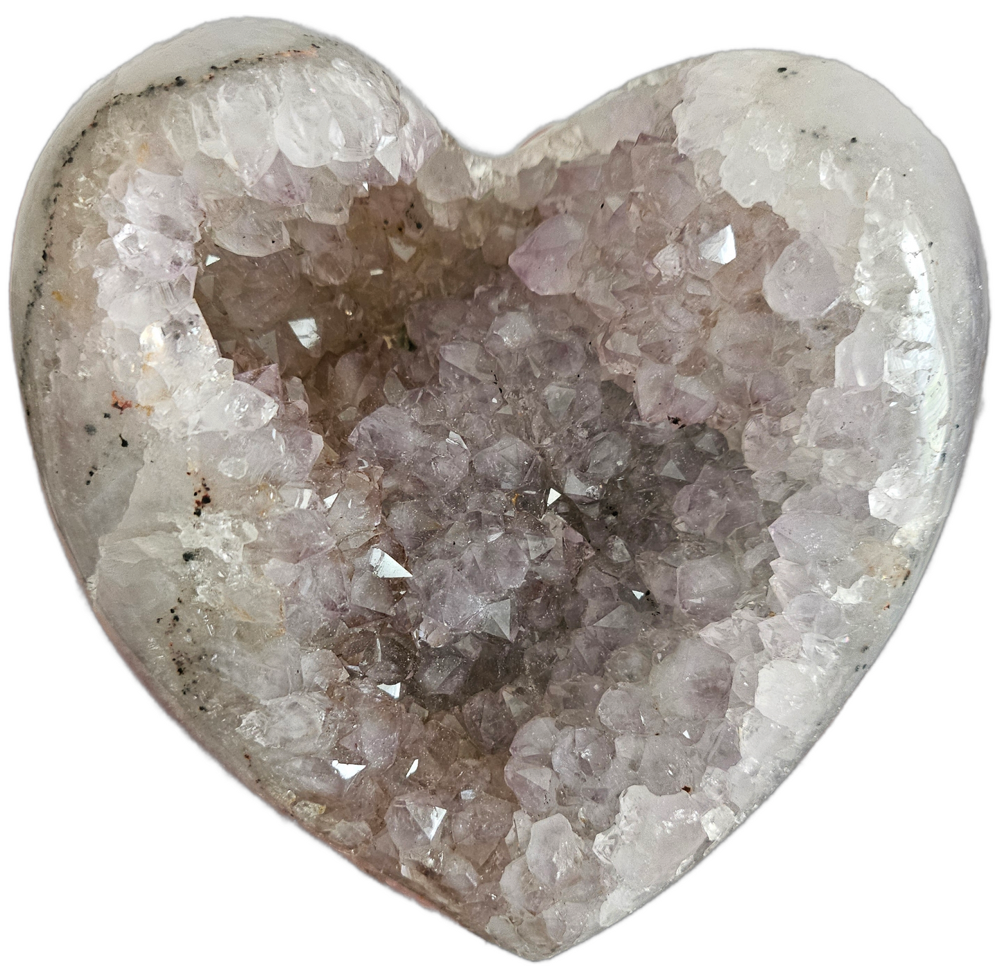 Large Amethyst Heart with Stand.