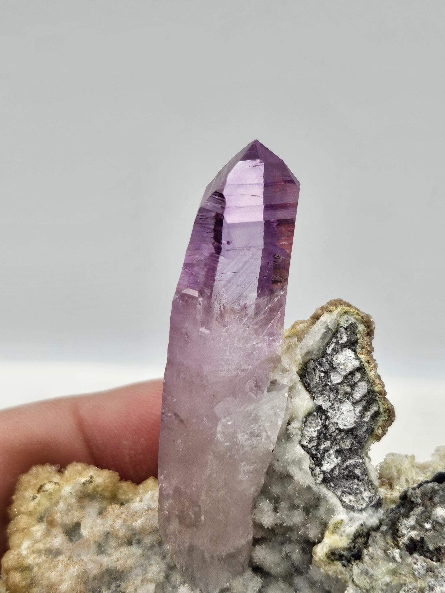 High quality, gemmy Vera Cruz Amethyst on sparkly  on Druzy Matrix