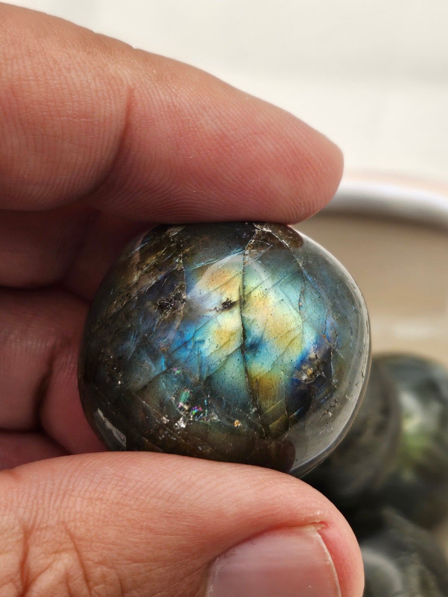 LABRADORITE TUMBLED STONE