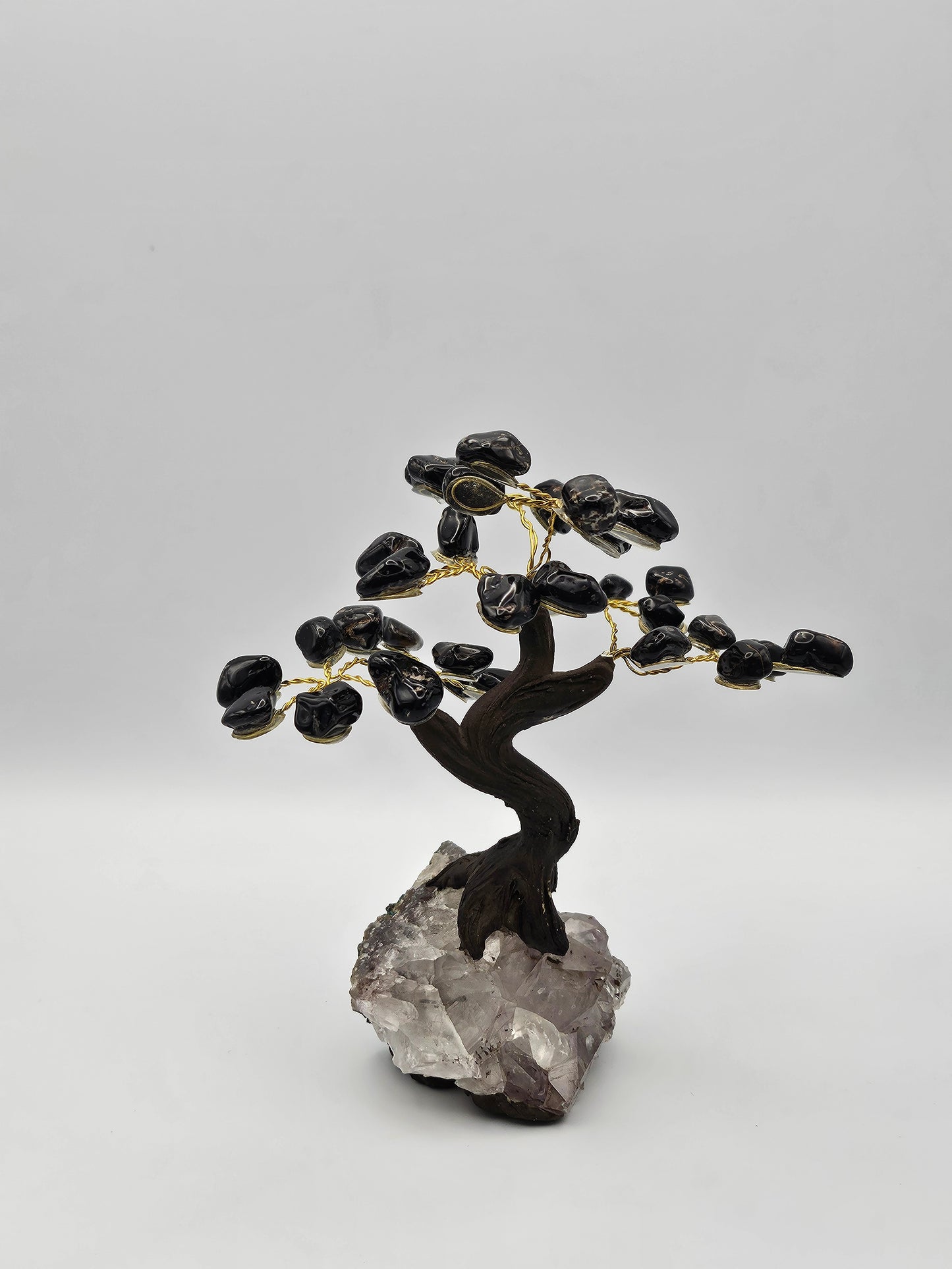 Onyx Tree on Quartz Base