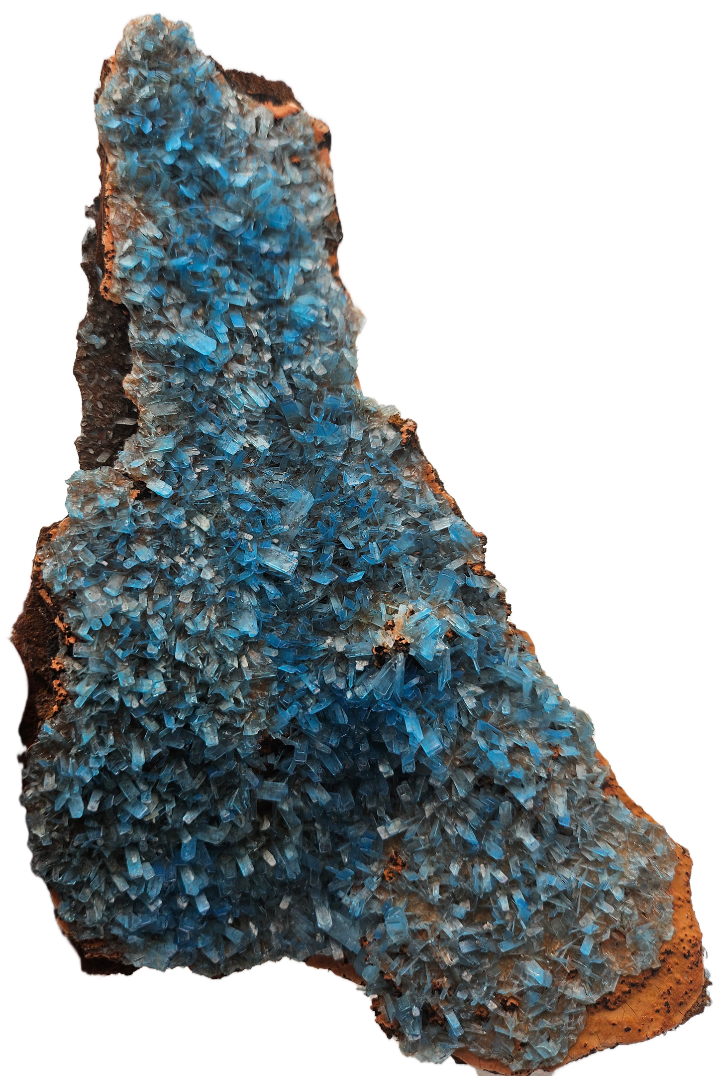 Blue Dyed Hemimorphite from Mexico