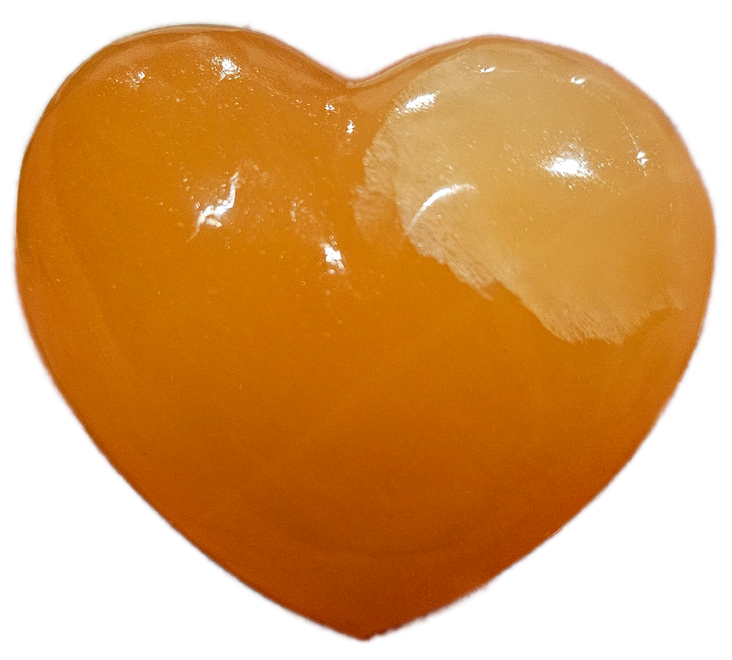 Orange Calcite Hearts