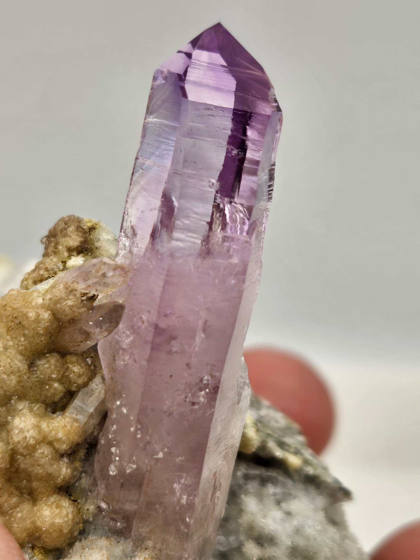 High quality, gemmy Vera Cruz Amethyst on sparkly  on Druzy Matrix