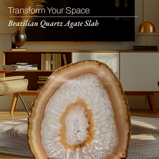 Brazilian Quartz Agate Slab