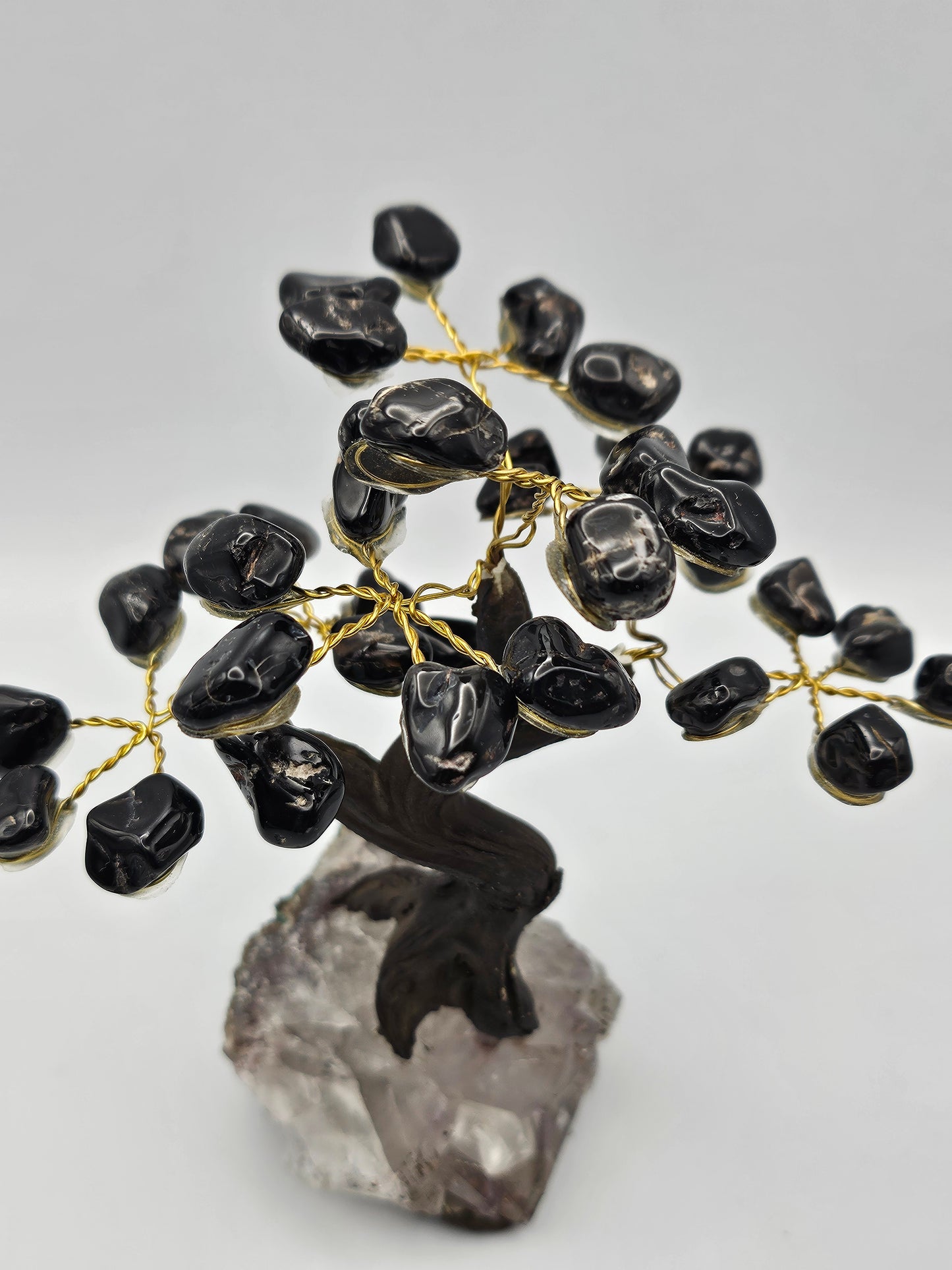 Onyx Tree on Quartz Base