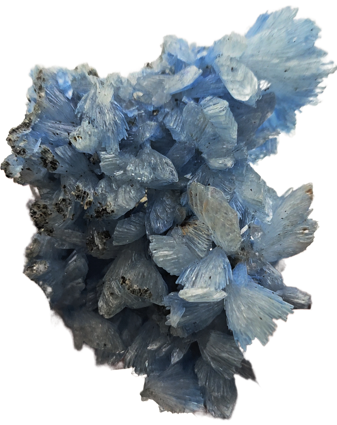 Blue Dyed Hemimorphite from Mexico