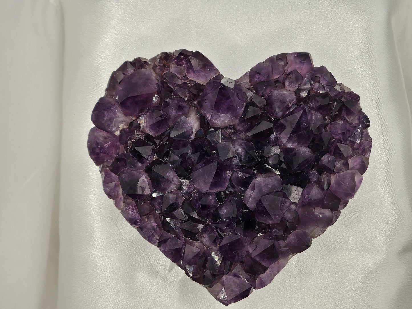 High Grade Dark Purple Amethyst with Stand