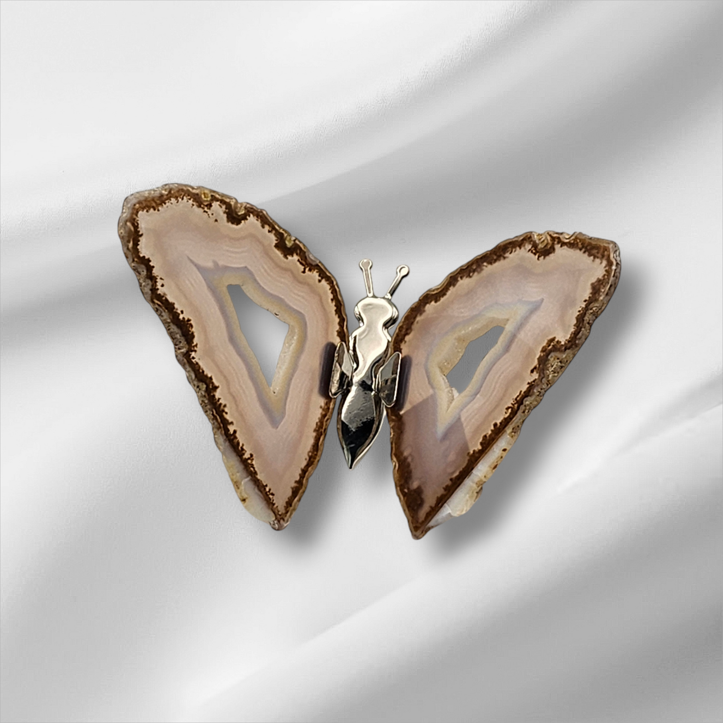 Agate Slice Butterfly