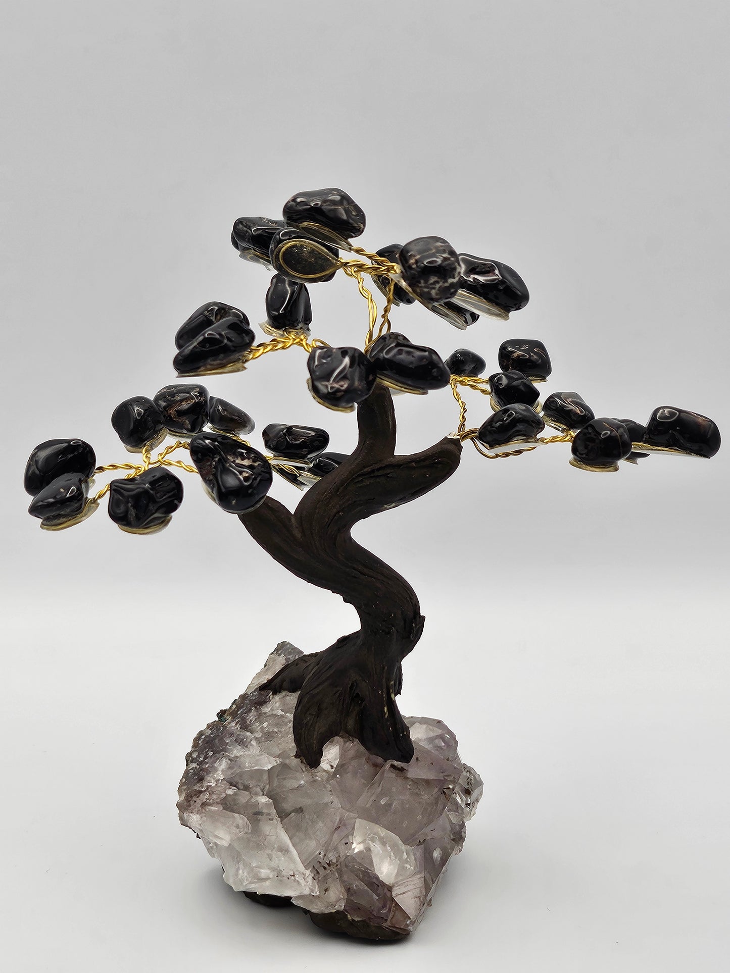 Onyx Tree on Quartz Base