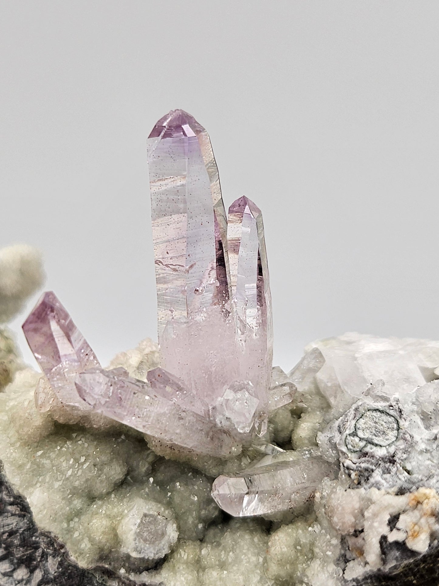 High quality, gemmy Vera Cruz Amethyst on sparkly  on Druzy Matrix