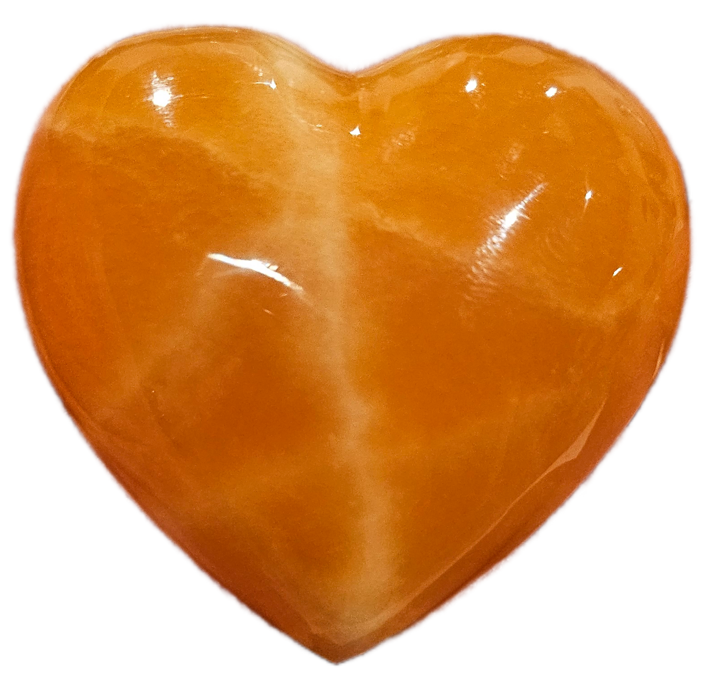 Orange Calcite Hearts