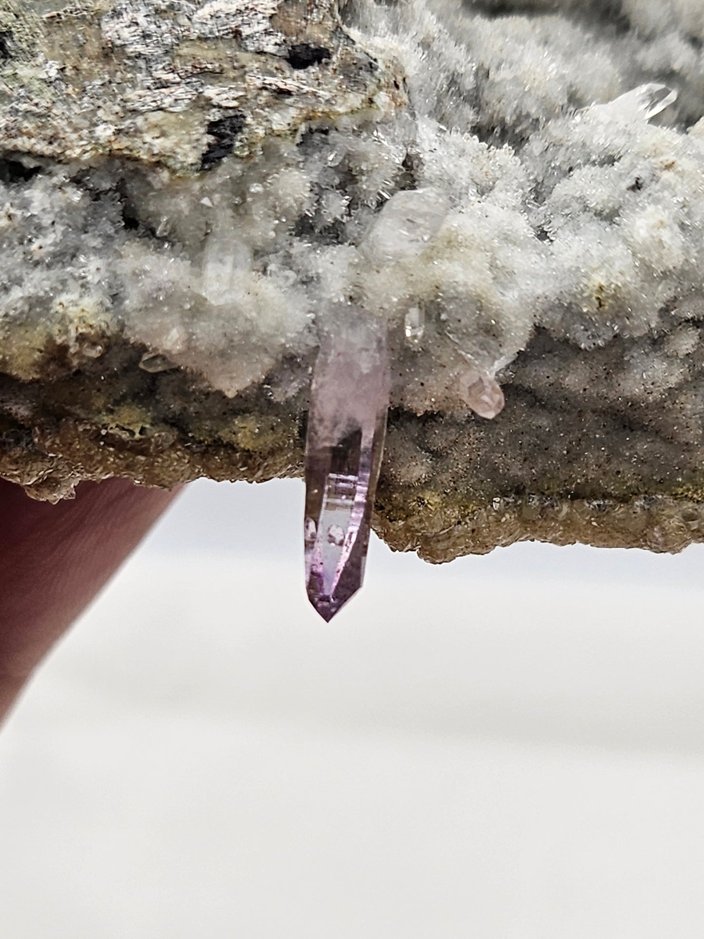 High quality, gemmy Vera Cruz Amethyst on sparkly  on Druzy Matrix