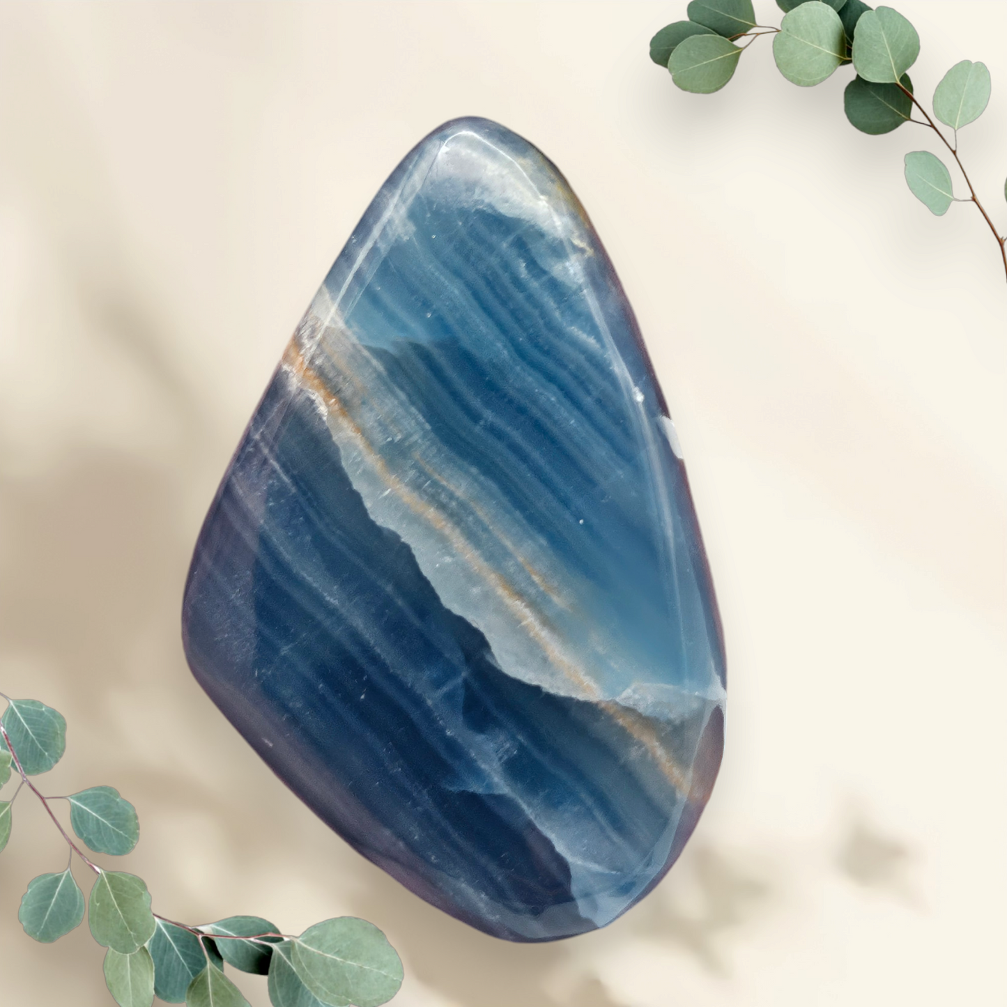 Blue Onyx Cabochon          (AA) Grade