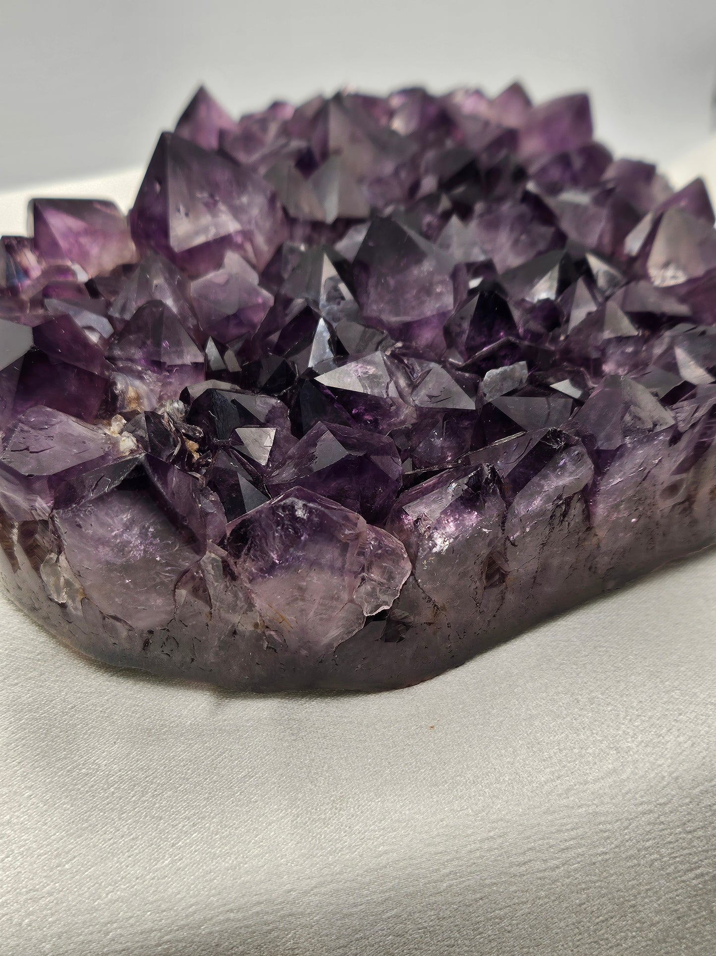 High Grade Dark Purple Amethyst with Stand